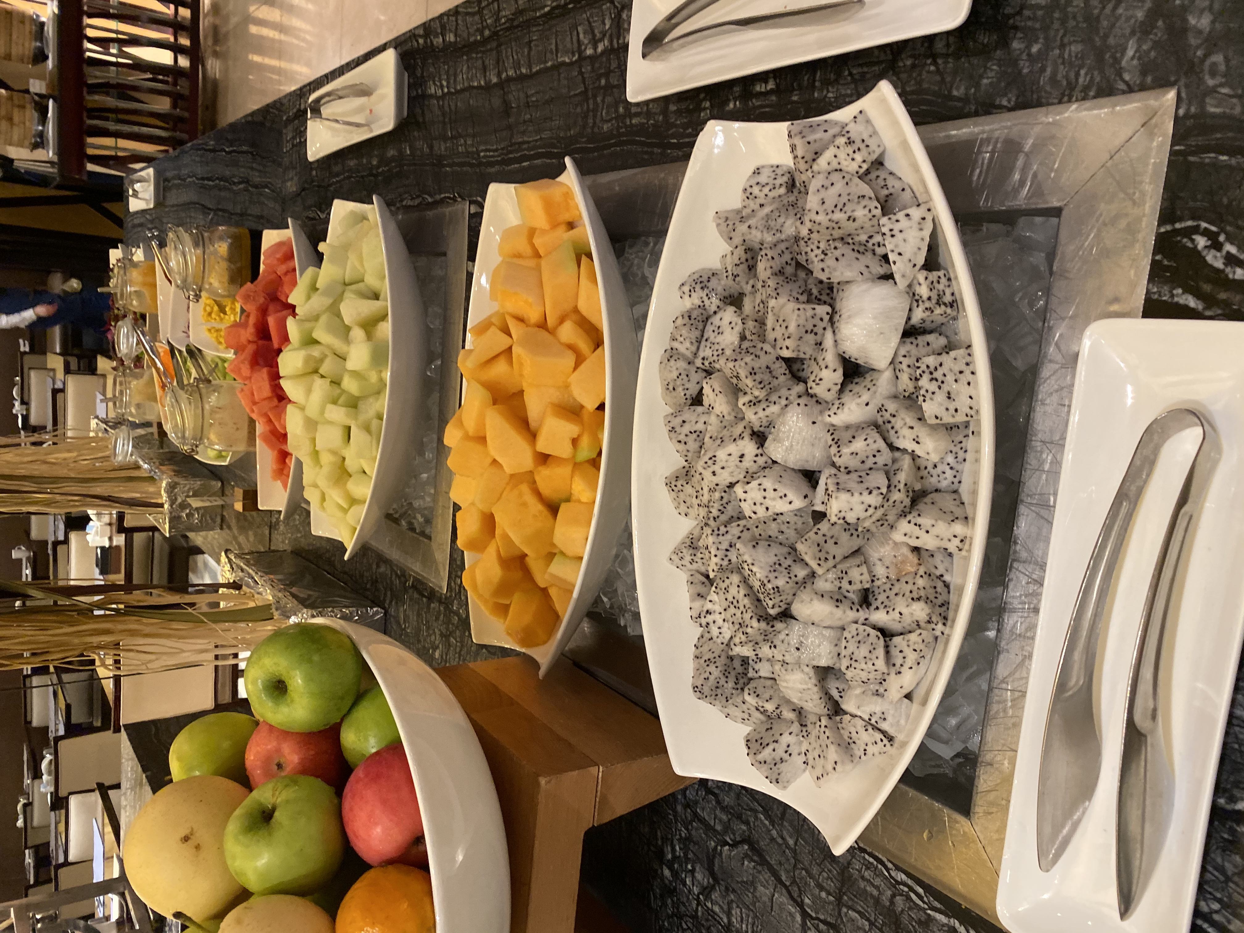 酒店早餐厅水果种类,水果拼盘都用什么水果