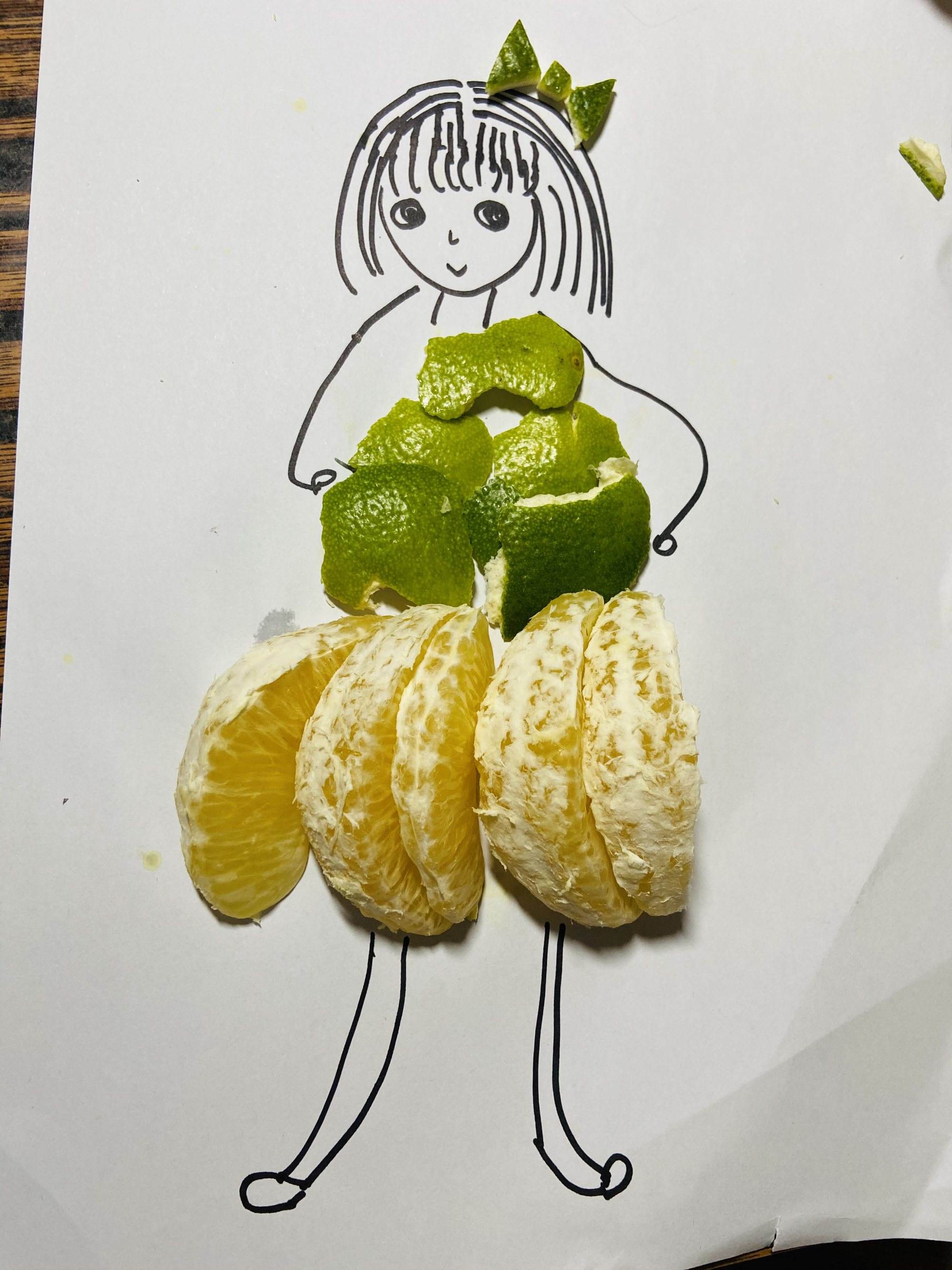 造型水果,儿童手工水果蔬菜造型