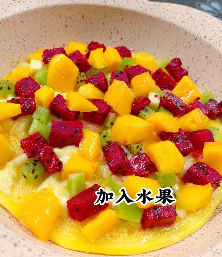 关于好吃的水果披萨的做法的信息