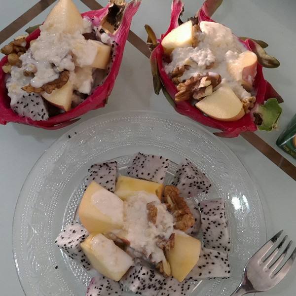 晚饭火龙果,火龙果当晚餐吃好吗